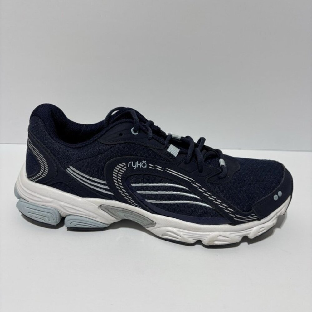 Ryka Women’s Ultimate Blue/Silver Running Shoes, Size 8.5 M